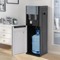 5.28 Gallon Bottom Loading Water Cooler Dispenser, 2 Temperatures Available with Hot & Cold, Practical Freestanding Water Dispenser