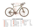 700c Ozark Trail G.1 Explorer Drop Bar Gravel Bike, Medium Frame, Fits Riders 5'5" 5'10", Green, Adult