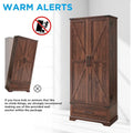 72 Inch Tall Farmhouse Kitchen Pantry Cabinet Stylish Storage Cupboard