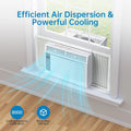 GAOMON Smart 6000 BTU Window Air Conditioner WiFi Enabled AC with Remote & App Control, Timer, Sleep Mode, Easy Install Kit, Cools Rooms up to 350