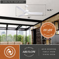 Vaxcel Curtiss Satin Brass Mid Century Modern MCM Wood Propeller Ceiling Fan with LED Light Kit and Remote