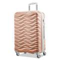 American Tourister Pirouette NXT Hardside Large Checked Luggage with Spinner Wheels Ultramarine