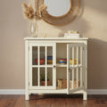 Portland 2 Door Glass Cabinet by Simple Living