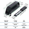 48V 20AH Ebike Battery 48V Lithium Battery 48V Battery with Charger for 750W 1500W Adult Electric Bike Tricycle