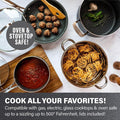 20-Piece Aluminum Ultra Durable Non Stick Diamond Infused Cookware and Bakeware Set