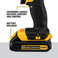 DEWALT 20V Max Cordless Drill/Driver Kit, Compact, 1/2 Inch (DCD771C2), Yellow