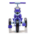 Xuanlur Kids Ride on Dinosaur Tricycle, Toddlers Kid Trike with Wide Flash Wheels, Anti Slip Pedals, Rear Basket, Music & LED Lights, Toddler Bike