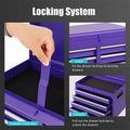 2 in 1 Rolling Tool Chest, 5-Drawer Tool Storage Cabinet with Wheels, Adjustable Shelf, Tool Box Organizer for Garage Warehouse Workshop